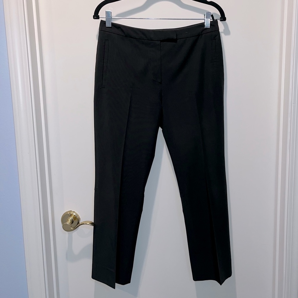 Prada Black Cropped Dress Trousers
